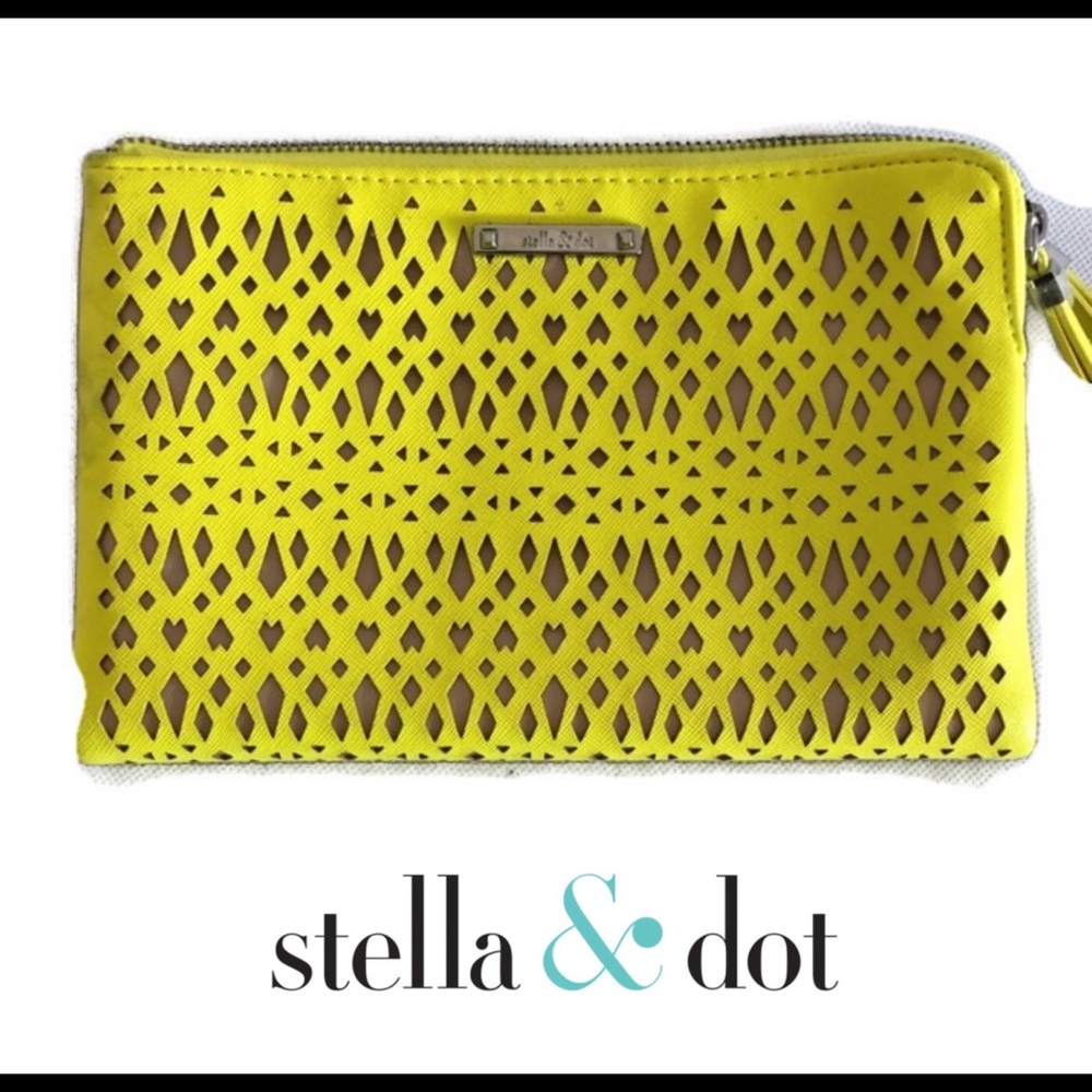 Stella & Dot Laser Cut Make-Up/Wallet